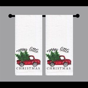 Winter Wonder Lane Kitchen Towels, Set of 2, Merry Little Christmas Vintage